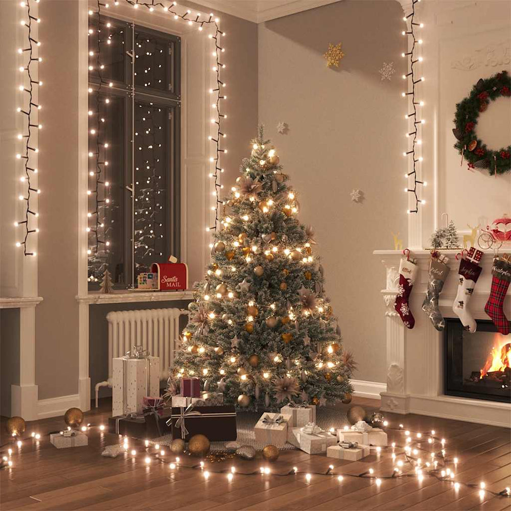 LED Lichterkette 400 LEDs Warmweiß 13m