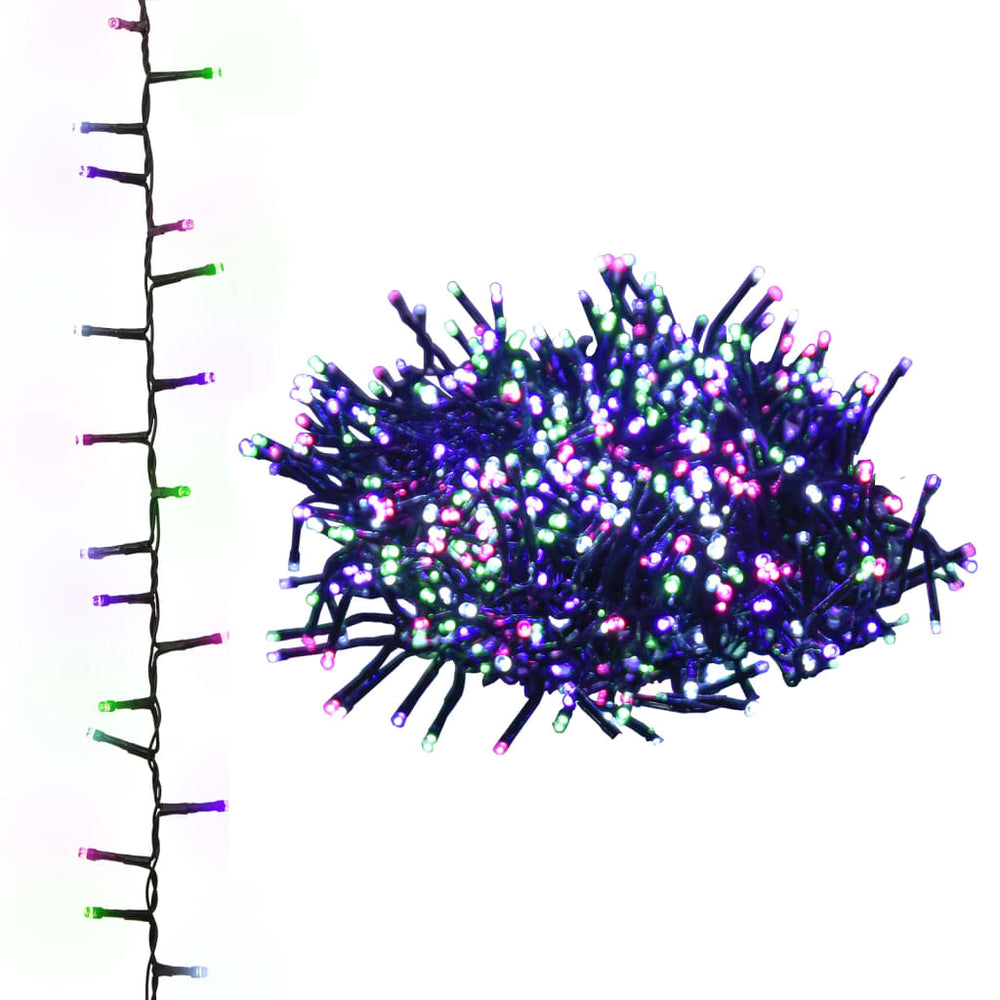 LED Lichterkette Pastell Mehrfarbig 1000 LEDs