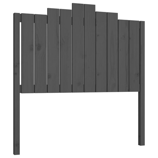 Graues Kiefer Massivholz Kopfteil 106cm