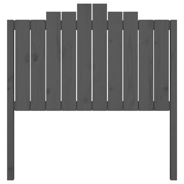 Graues Kiefer Massivholz Kopfteil 106cm