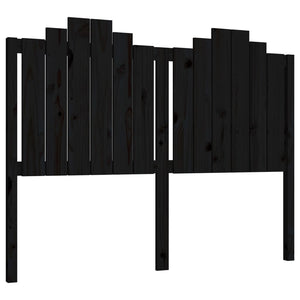 Schwarzes Kopfteil 146cm Kiefer Massivholz