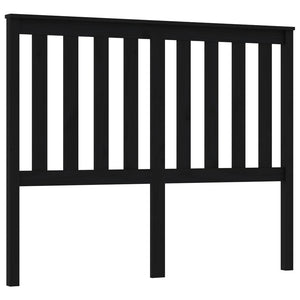 Schwarzes Kopfteil 146cm Kiefer Massivholz