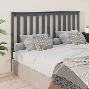 Graues Kiefer Massivholz Kopfteil 166cm