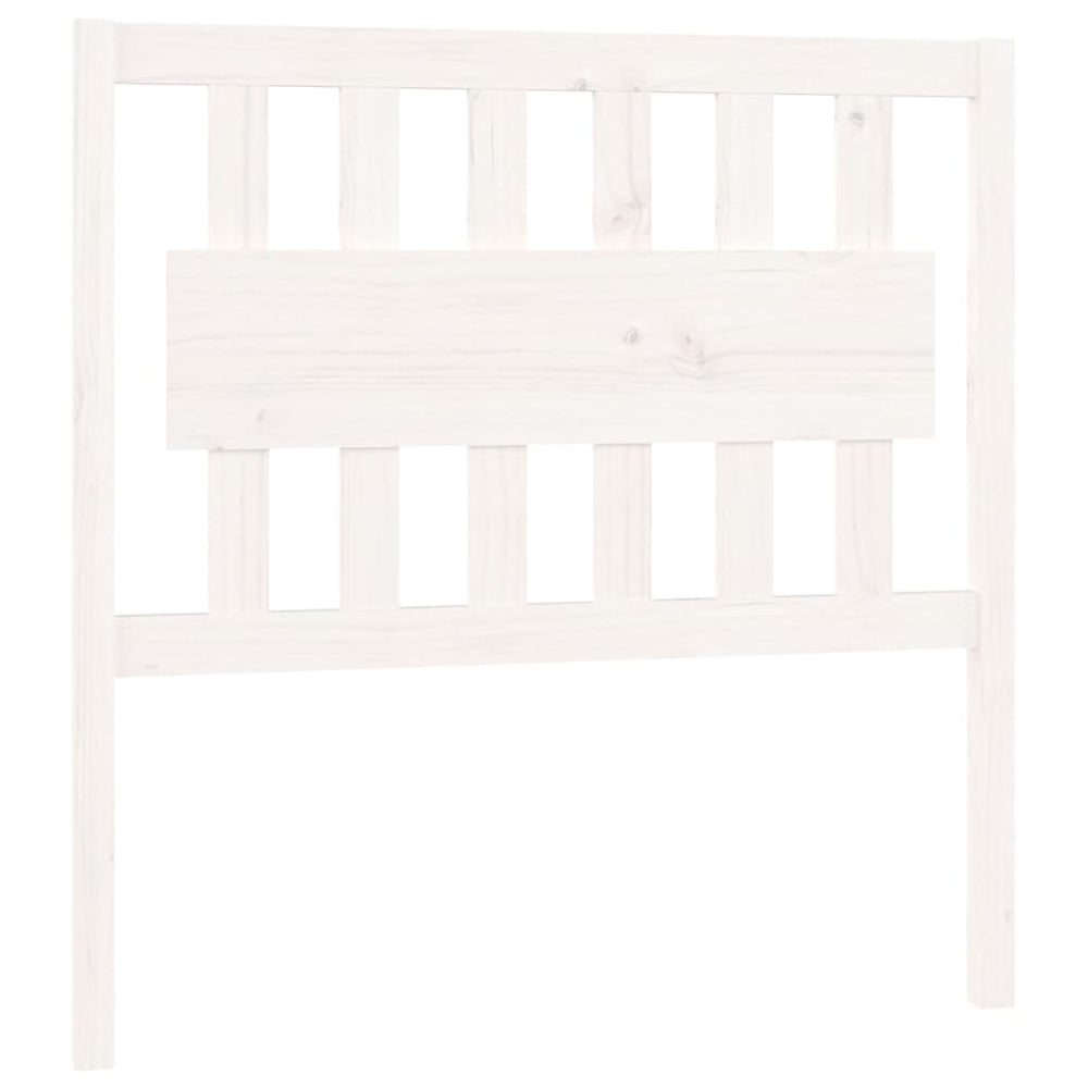 vidaXL Tête de lit blanc 95,5x4x100 cm Bois de pin massif