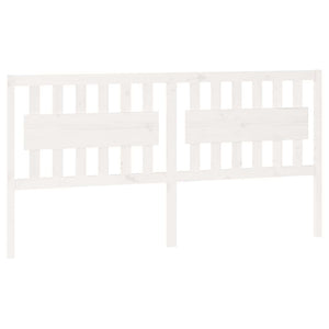 vidaXL Tête de lit Blanc 185,5x4x100 cm Bois de pin massif