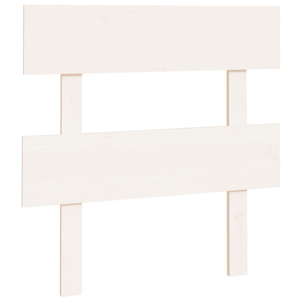 Weißes Kiefer Massivholz Kopfteil 93,5 cm