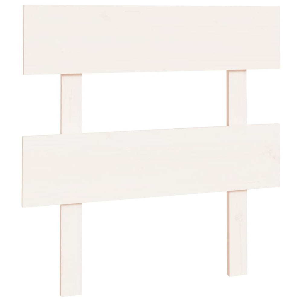 vidaXL Tête de lit blanc 103,5x3x81 cm Pin massif