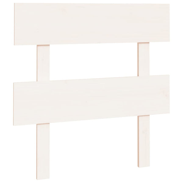 Weißes Kiefer Massivholz Kopfteil 103,5cm