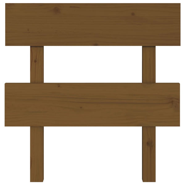 Honigbraunes Kiefer Massivholz Kopfteil 103,5cm