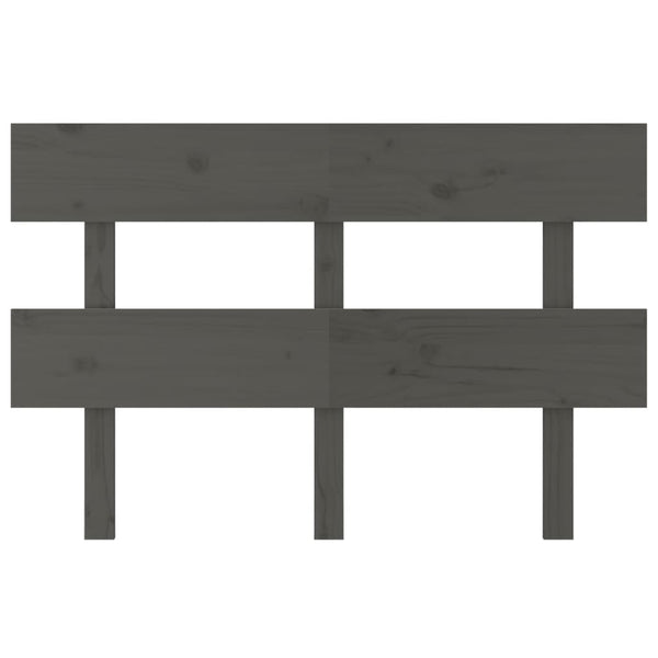 Graues Kiefer Massivholz Kopfteil 138cm