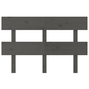 Graues Kiefer Massivholz Kopfteil 144cm
