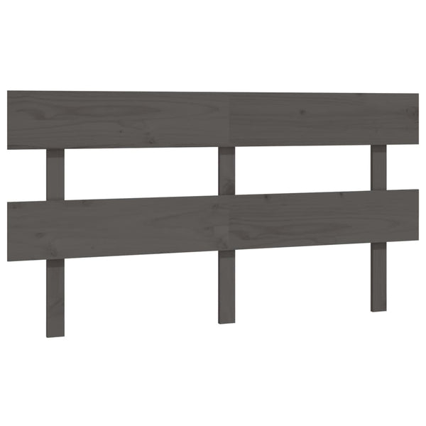 Graues Kiefer Massivholz Kopfteil 154cm