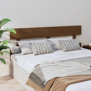 Honigbraunes Kiefer Massivholz Kopfteil 154cm