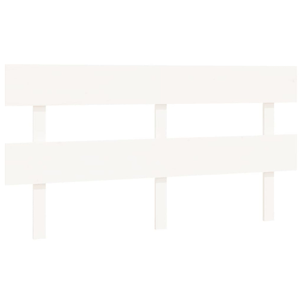 vidaXL Tête de lit Blanc 164x3x81 cm Pin massif