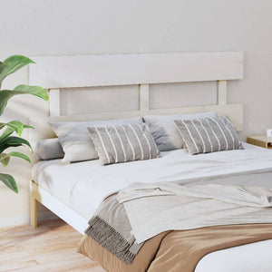 Weißes Kiefer Massivholz Kopfteil 164cm