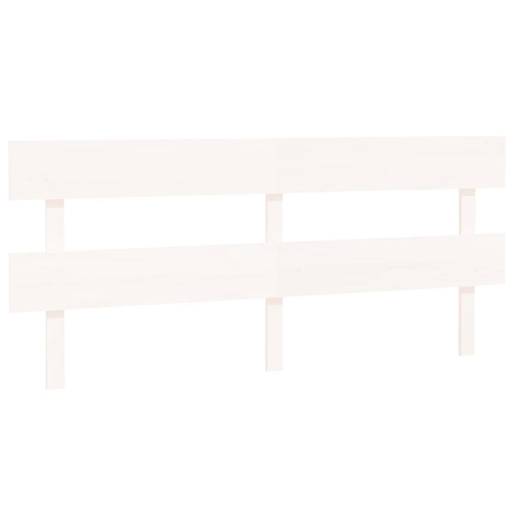 vidaXL Tête de lit blanc 184x3x81 cm Pin massif