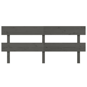 Graues Kiefer Massivholz Kopfteil 204 cm