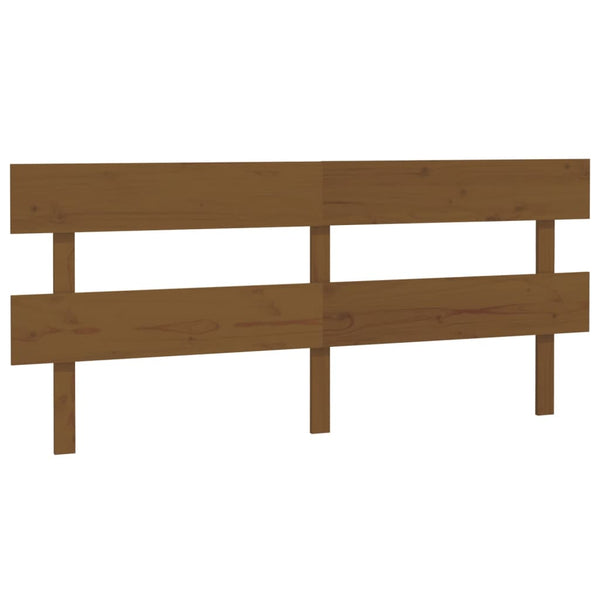 Honigbraunes Kiefer Massivholz Kopfteil 204 cm