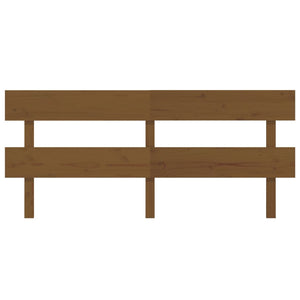 Honigbraunes Kiefer Massivholz Kopfteil 204 cm