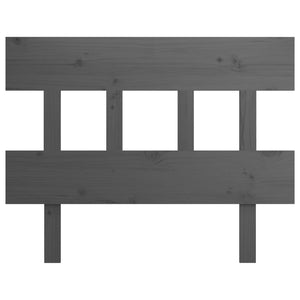 Graues Kiefer Massivholz Kopfteil 103,5 cm