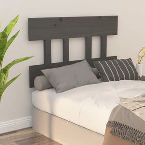 Graues Kiefer Massivholz Kopfteil 103,5 cm