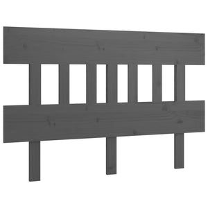 Graues Kiefer Massivholz Kopfteil 123,5cm