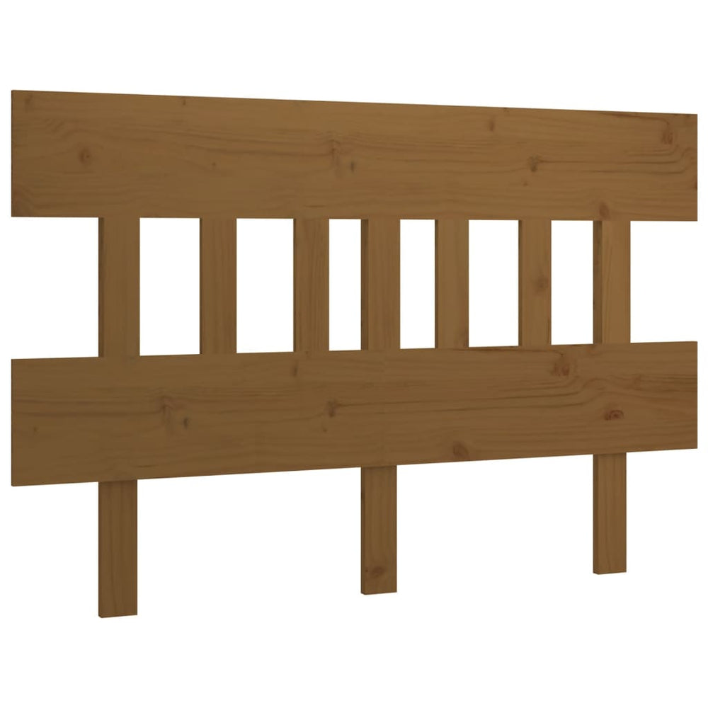 Kopfteil Kiefer Massivholz Honigbraun 138,5x3x81 cm