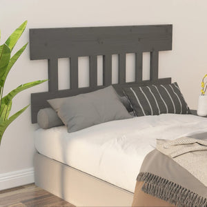 Graues Kiefer Massivholz Kopfteil 163,5cm
