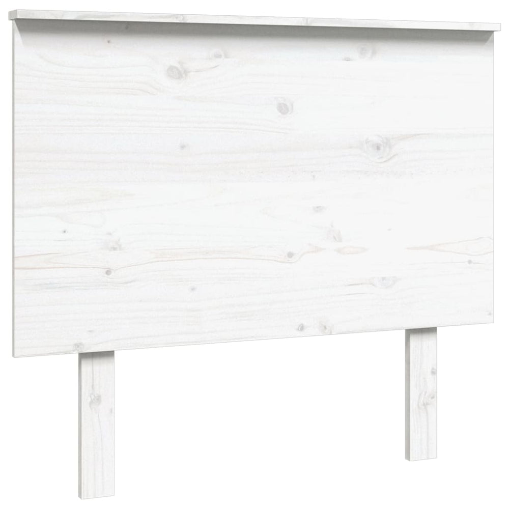 Weißes Kiefer Massivholz Kopfteil 94cm