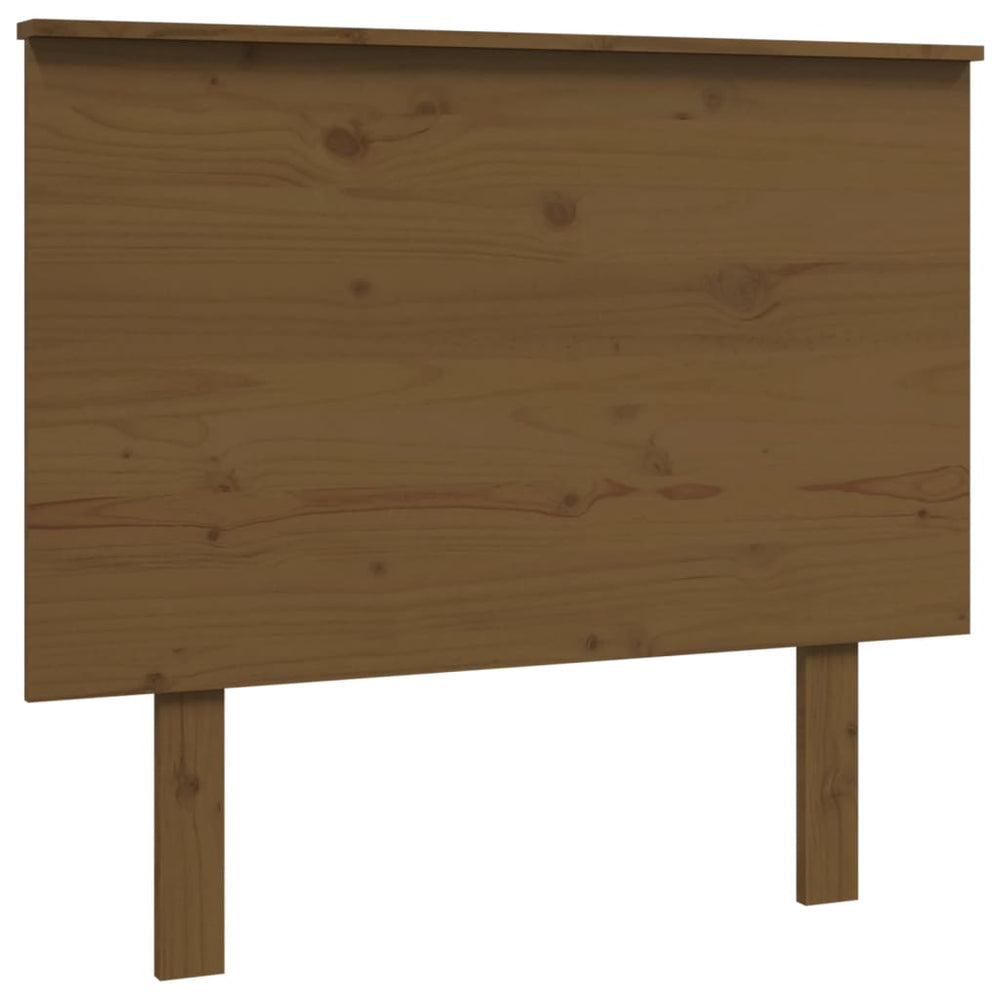 vidaXL Tête de lit Marron Miel 94x6x82,5 cm Bois de pin massif