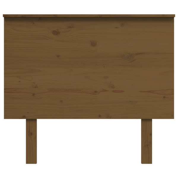 Honigbraunes Kopfteil Kiefer Massivholz 94cm