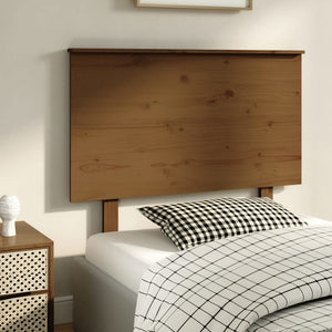 Honigbraunes Kopfteil Kiefer Massivholz 94cm