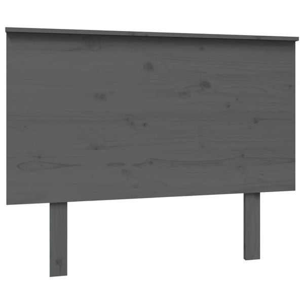 Graues Kiefer Massivholz Kopfteil 104 cm