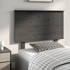 Graues Kiefer Massivholz Kopfteil 104 cm