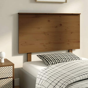 vidaXL Headboard Honey Brown 104x6x82.5 cm Solid Pine Wood