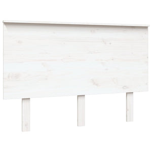 Weißes Kiefer Massivholz Kopfteil 124cm