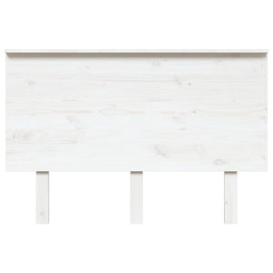 Weißes Kiefer Massivholz Kopfteil 124cm
