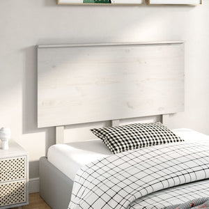 Weißes Kiefer Massivholz Kopfteil 124cm