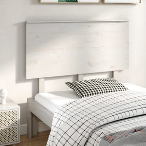 Weißes Kiefer Massivholz Kopfteil 124cm