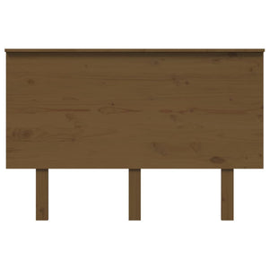 Honigbraunes Kopfteil Kiefer Massivholz 124cm