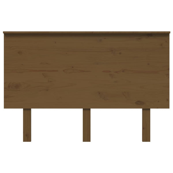 Honigbraunes Kopfteil Kiefer Massivholz 124cm