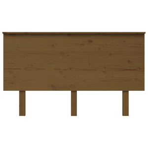 Honigbraunes Kiefer Massivholz Kopfteil 139cm