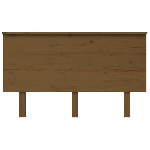 Honigbraunes Kiefer Massivholz Kopfteil 139cm