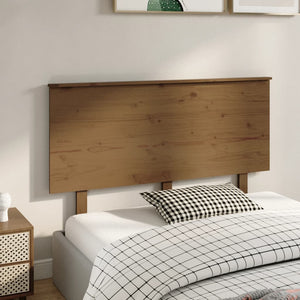 Honigbraunes Kiefer Massivholz Kopfteil 139cm