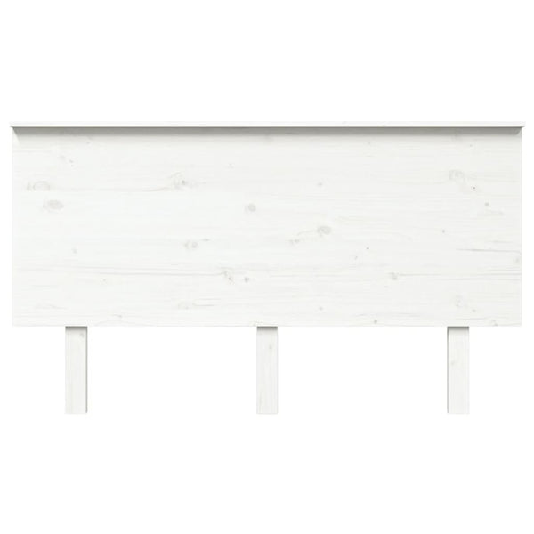 Weißes Kiefer Massivholz Kopfteil 144cm