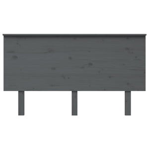Graues Kiefer Massivholz Kopfteil 144 cm