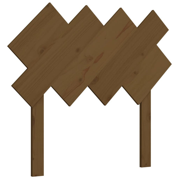 Honigbraunes Kopfteil aus Kiefernholz, 92cm