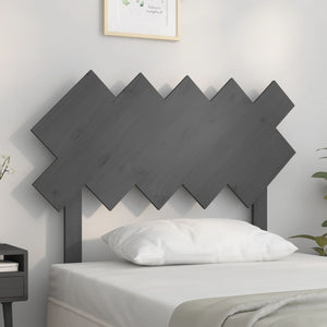 Graues Kopfteil 104cm Kiefer Massivholz