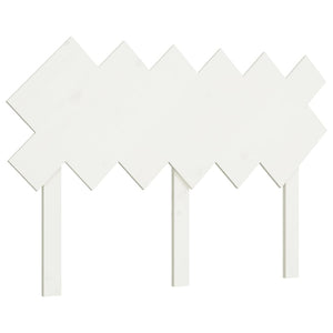 vidaXL Tête de lit Blanc 122,5x3x80,5 cm Bois de pin massif