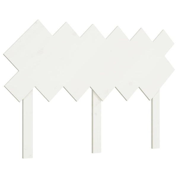 vidaXL Tête de lit Blanc 122,5x3x80,5 cm Bois de pin massif